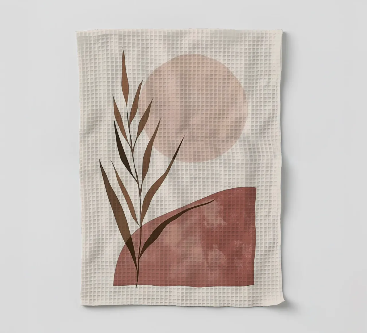 Abstract Botanical Art Print tea towel by MinimalistDesign