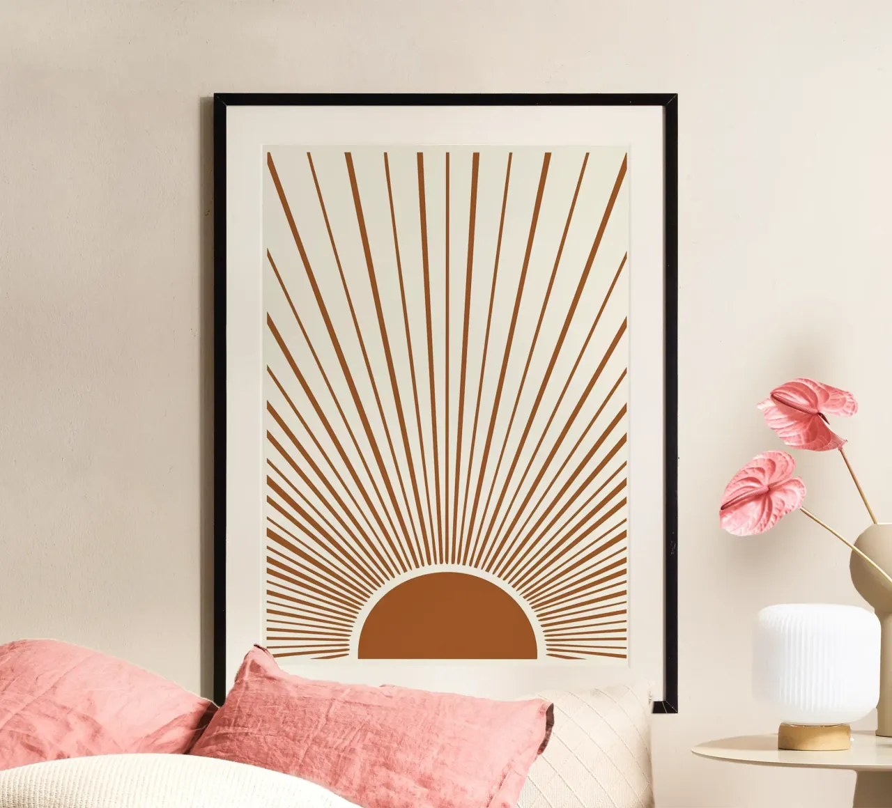 Sunrise Minimalist poster by MinimalistDesign