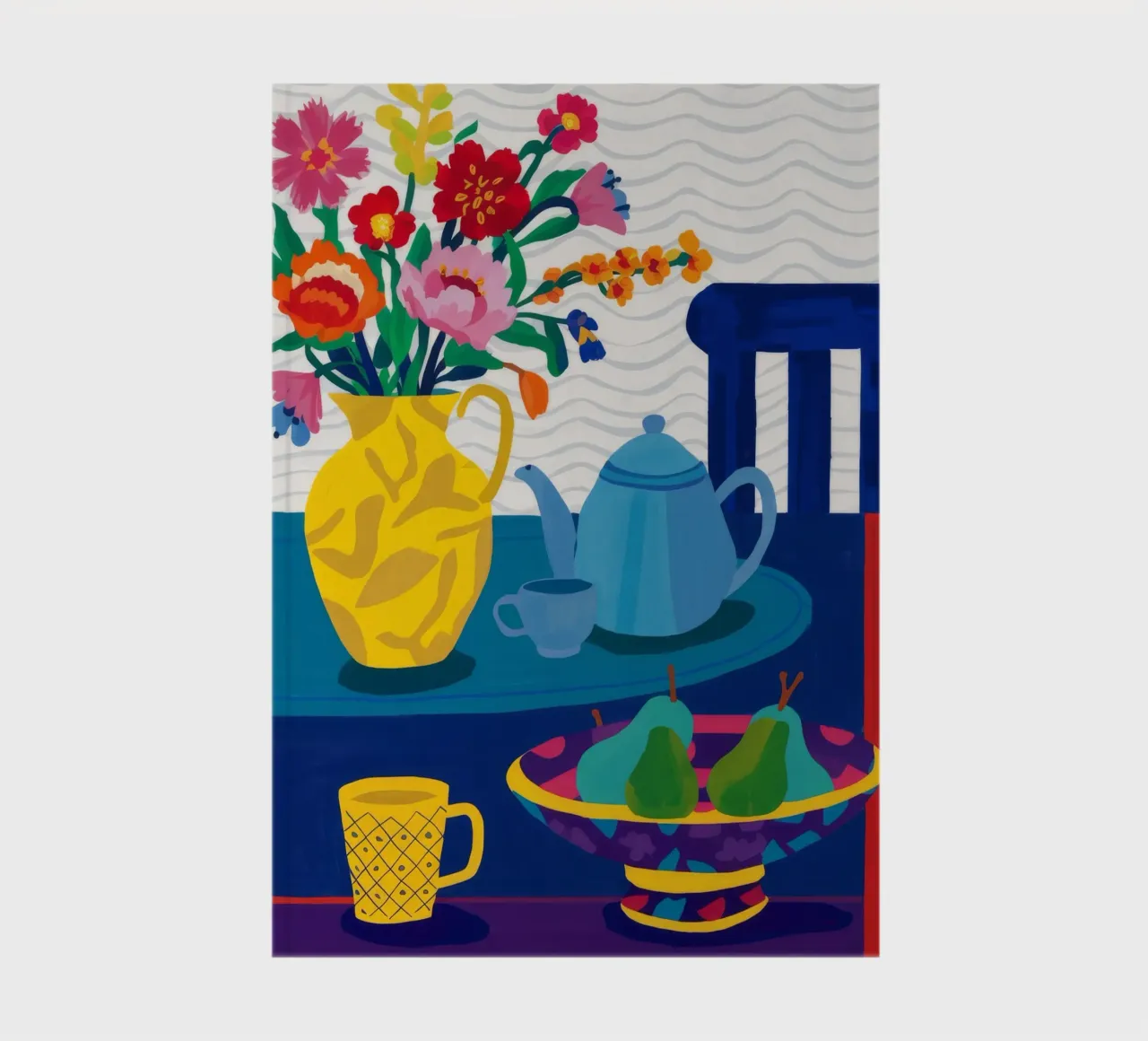 Teal Teapot Repose notebook by Fable Tempa