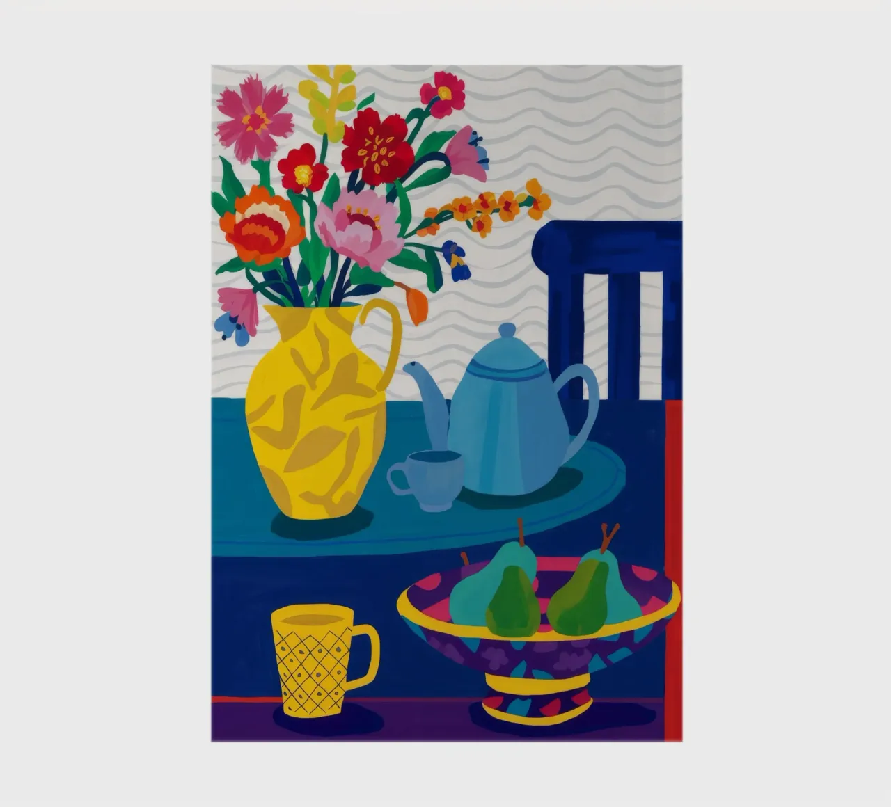 Teal Teapot Repose notebook by Fable Tempa