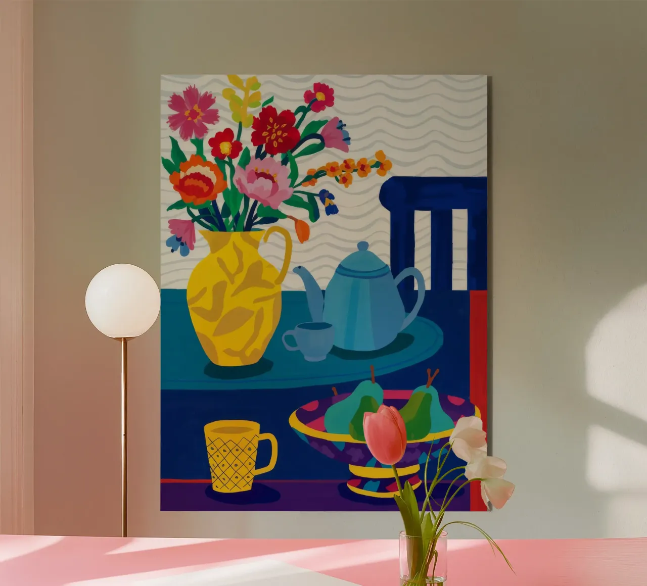 Teal Teapot Repose alu-dibond by Fable Tempa