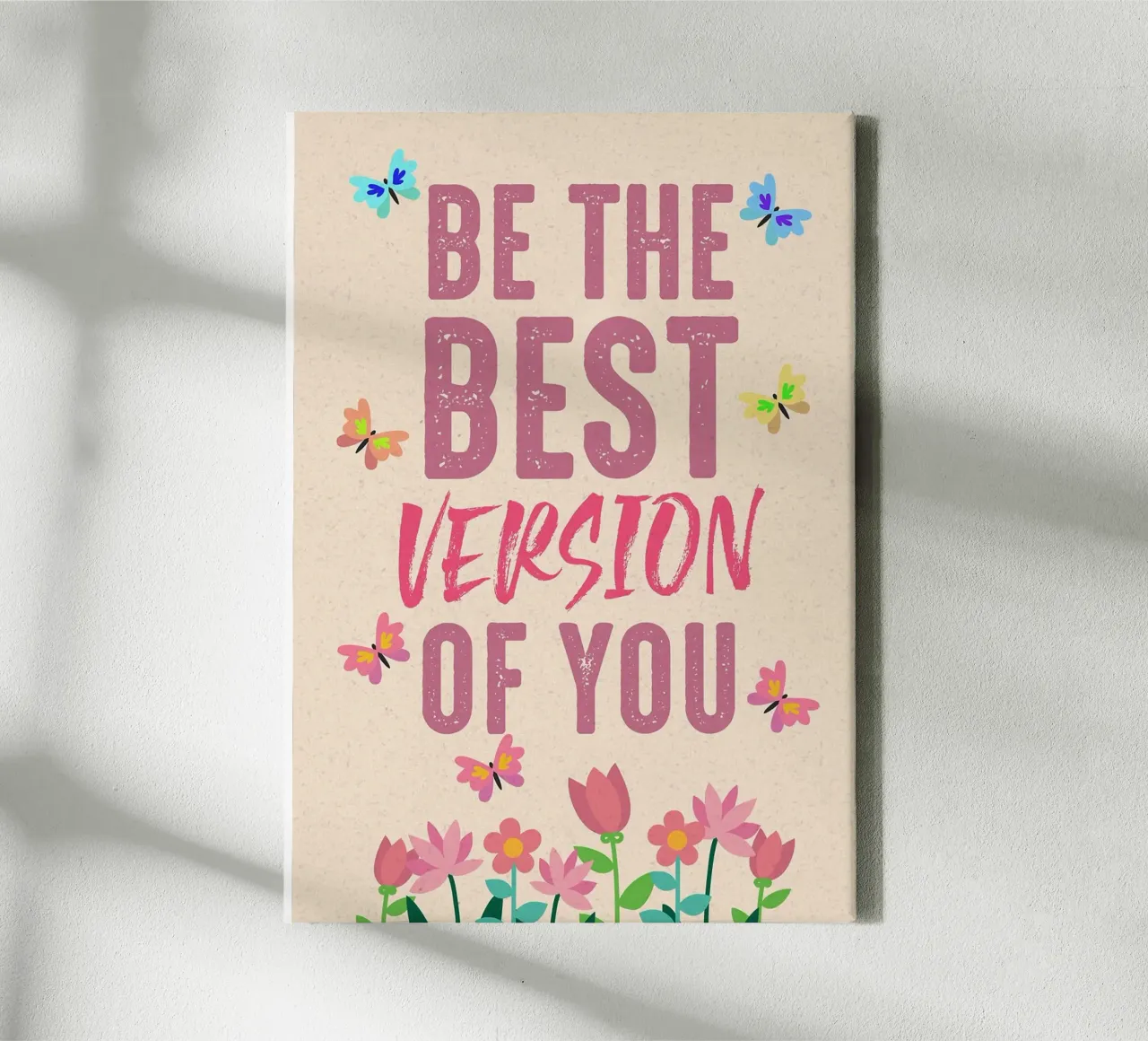 Best Version of you canvas with Floater frame by MinimalistDesign