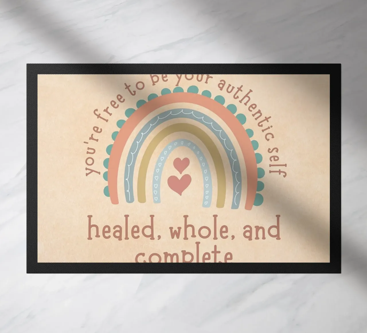 Essere se stessi in modo autentico zerbino da MinimalistDesign