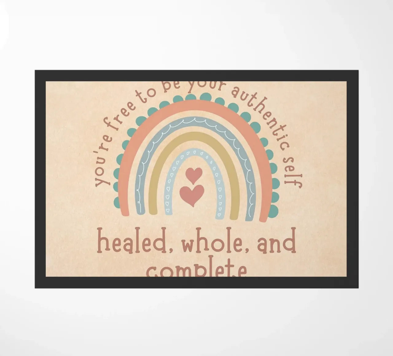 Be Your Authentic Self doormat by MinimalistDesign