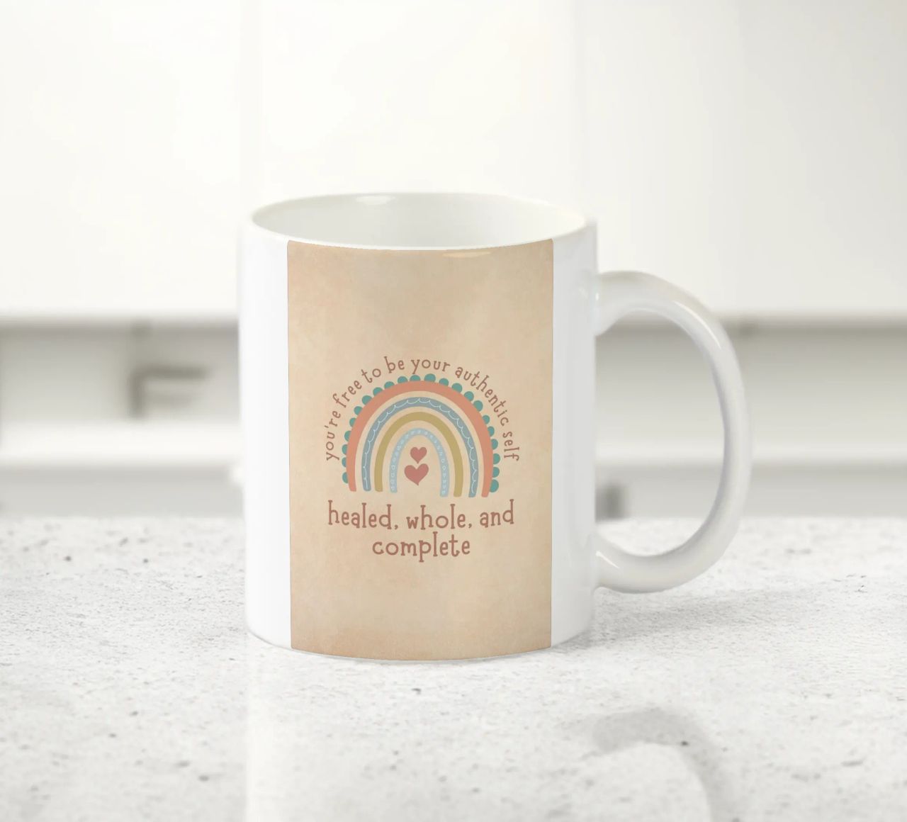 Essere se stessi in modo autentico tazza in ceramica da MinimalistDesign