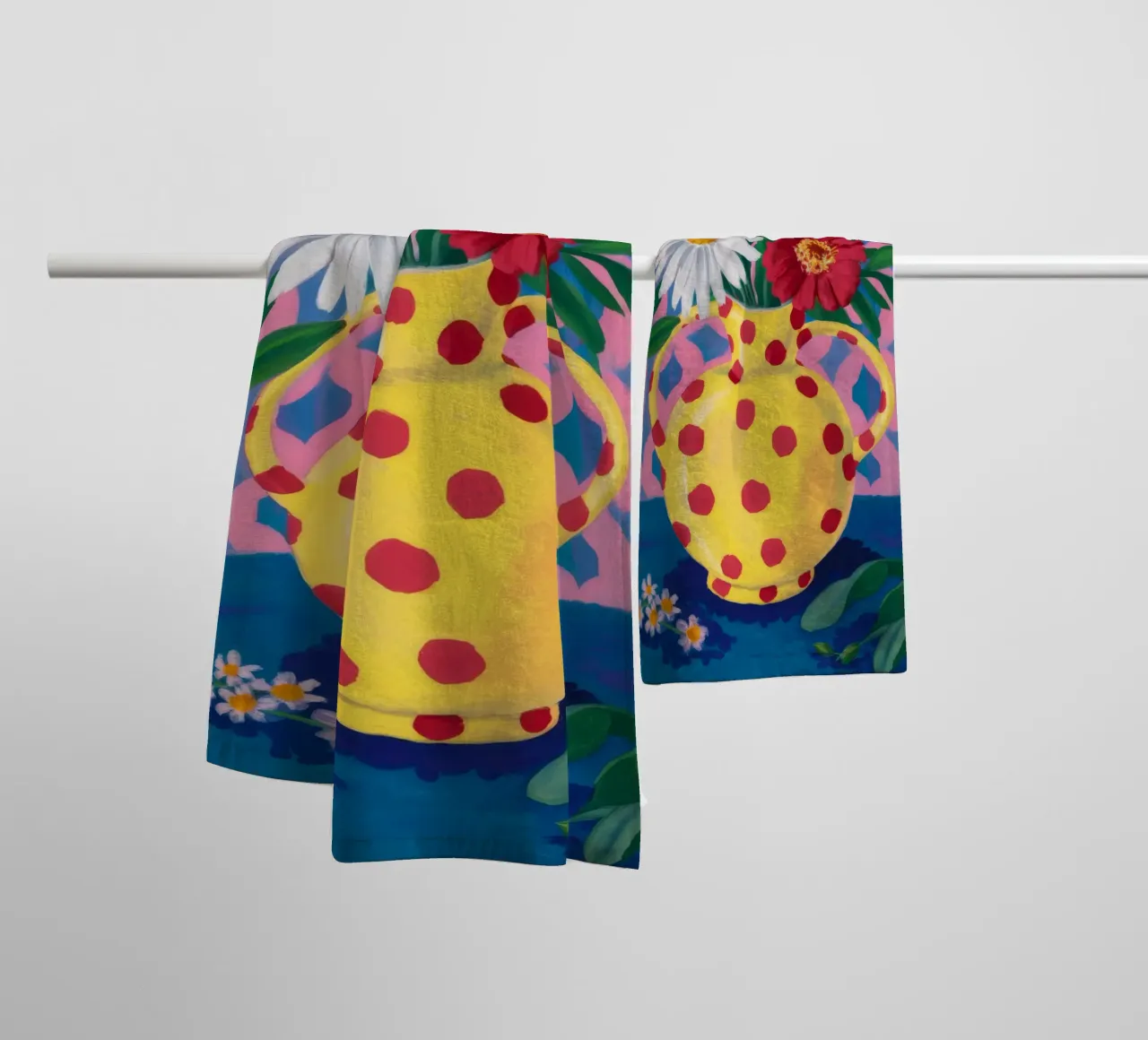 Margherita a pois Joy asciugamano da bagno da Fable Tempa