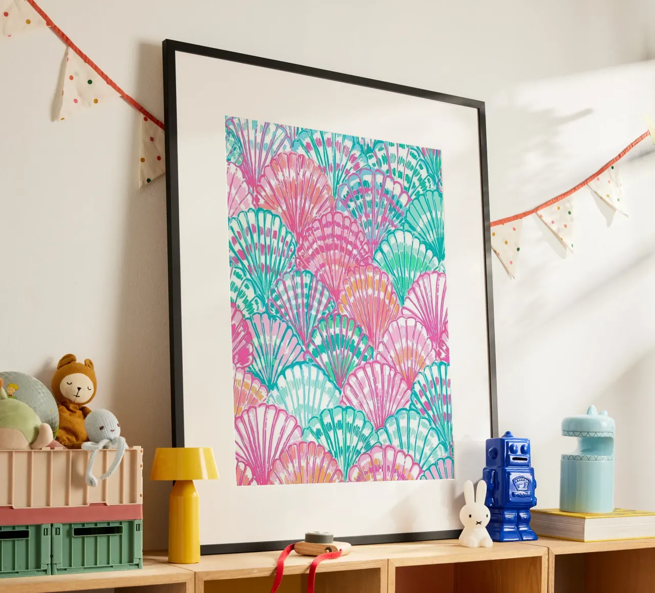 Conchiglie Lilly Pulitzer poster da Queenshop
