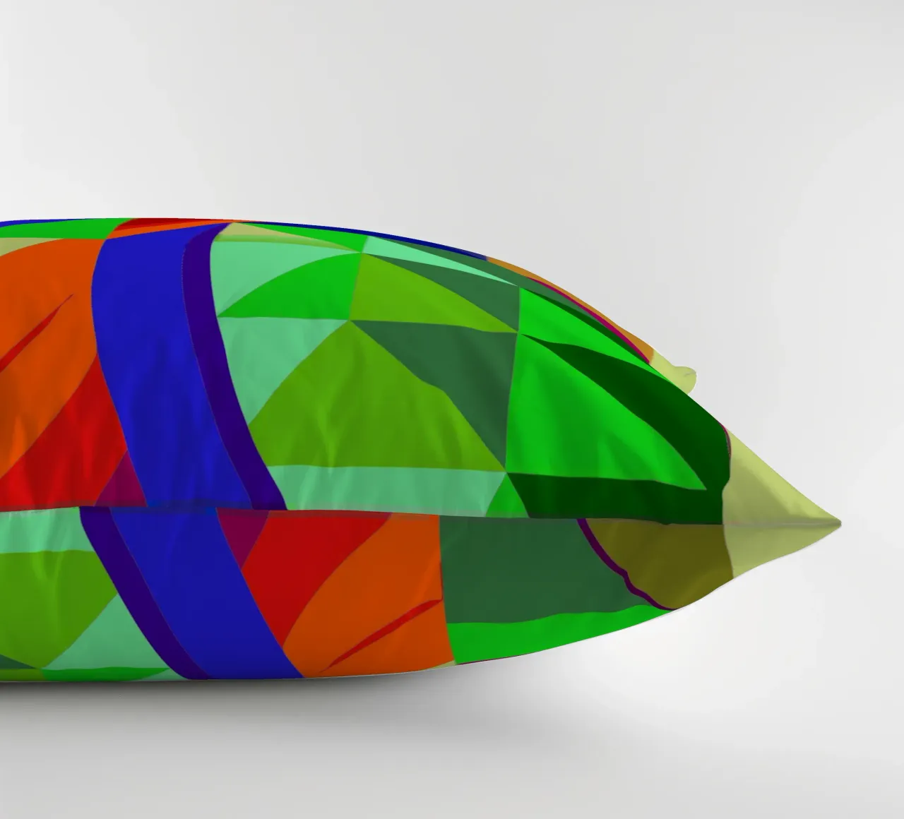 Papagei geometrische Illustration Kissen von nemaro