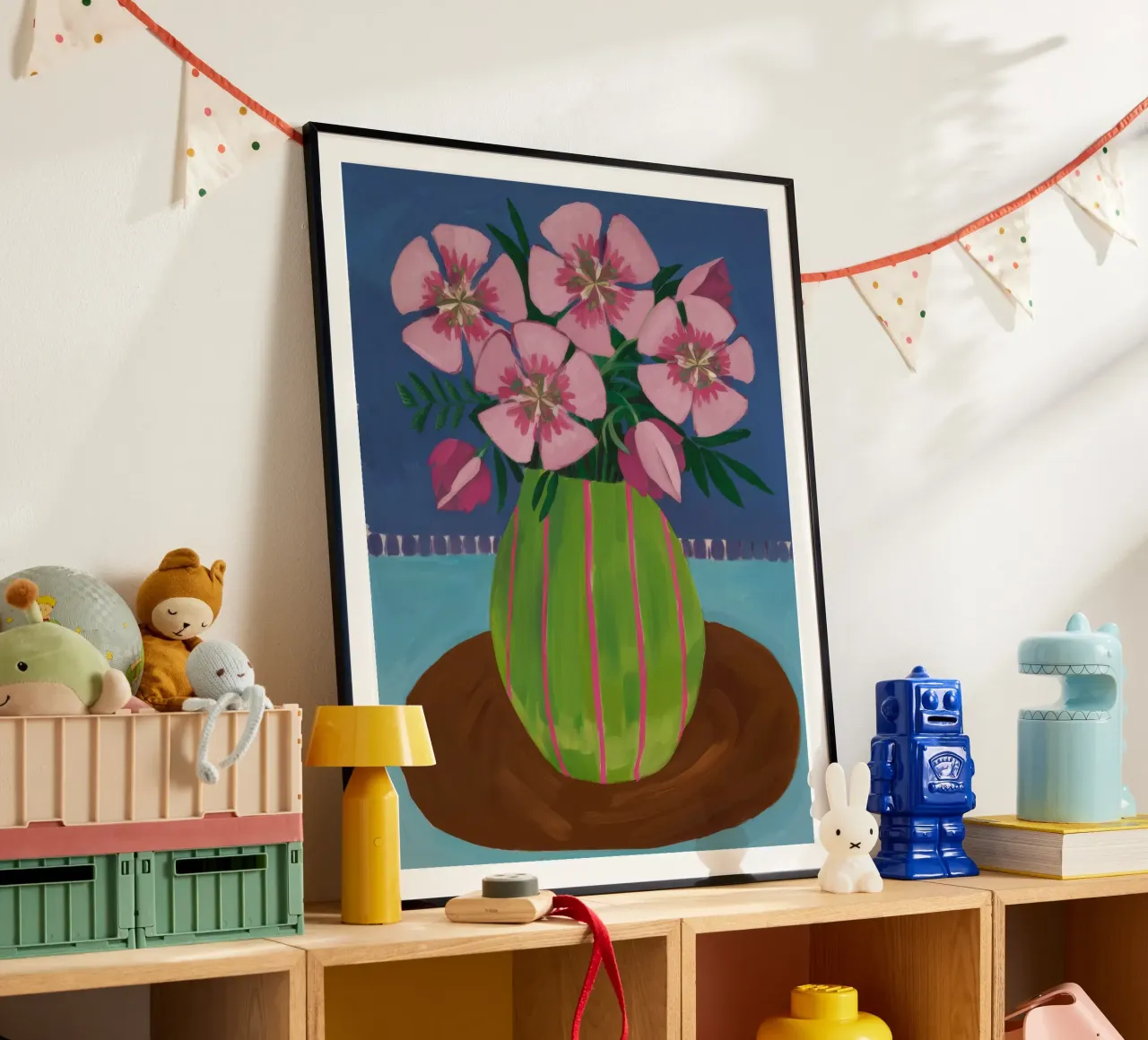Smaragd Vase Einsamkeit Poster von Fable Tempa