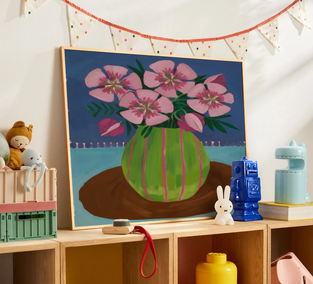 Smaragd Vase Einsamkeit Poster von Fable Tempa