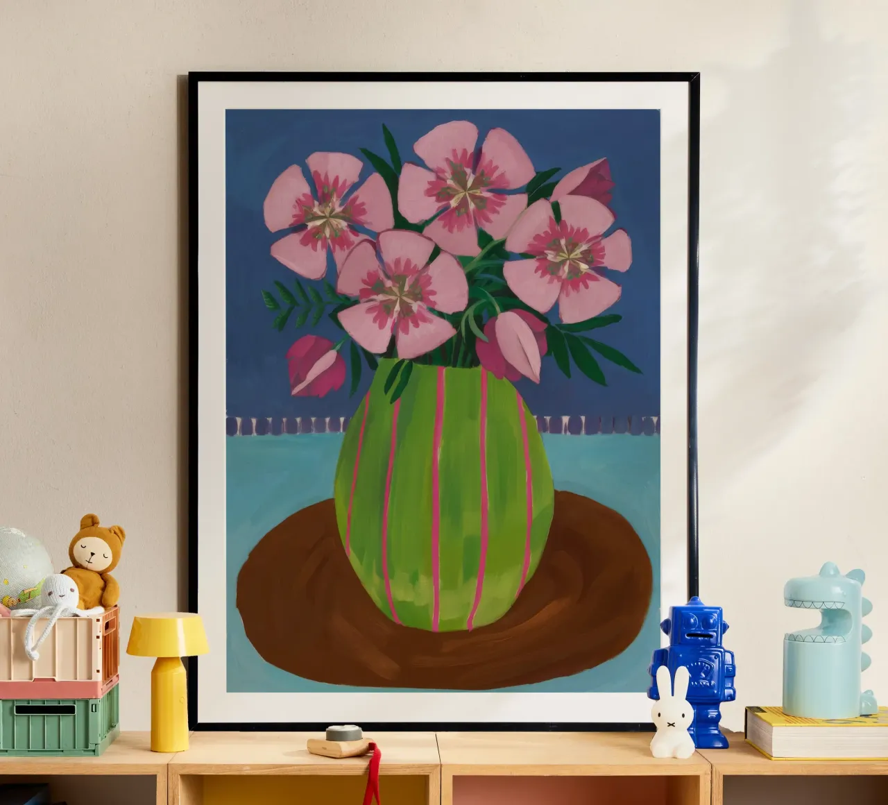 Smaragd Vase Einsamkeit Poster von Fable Tempa