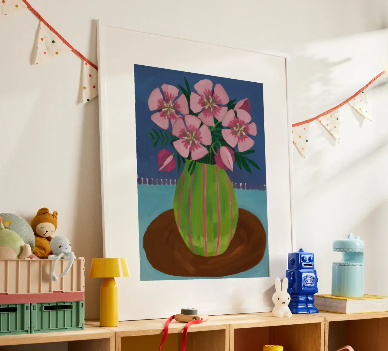 Smaragd Vase Einsamkeit Poster von Fable Tempa