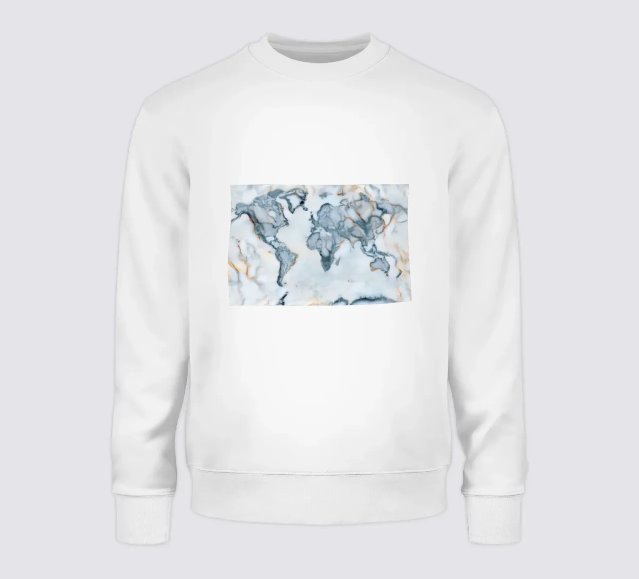 World Marble Map felpa da Octavian