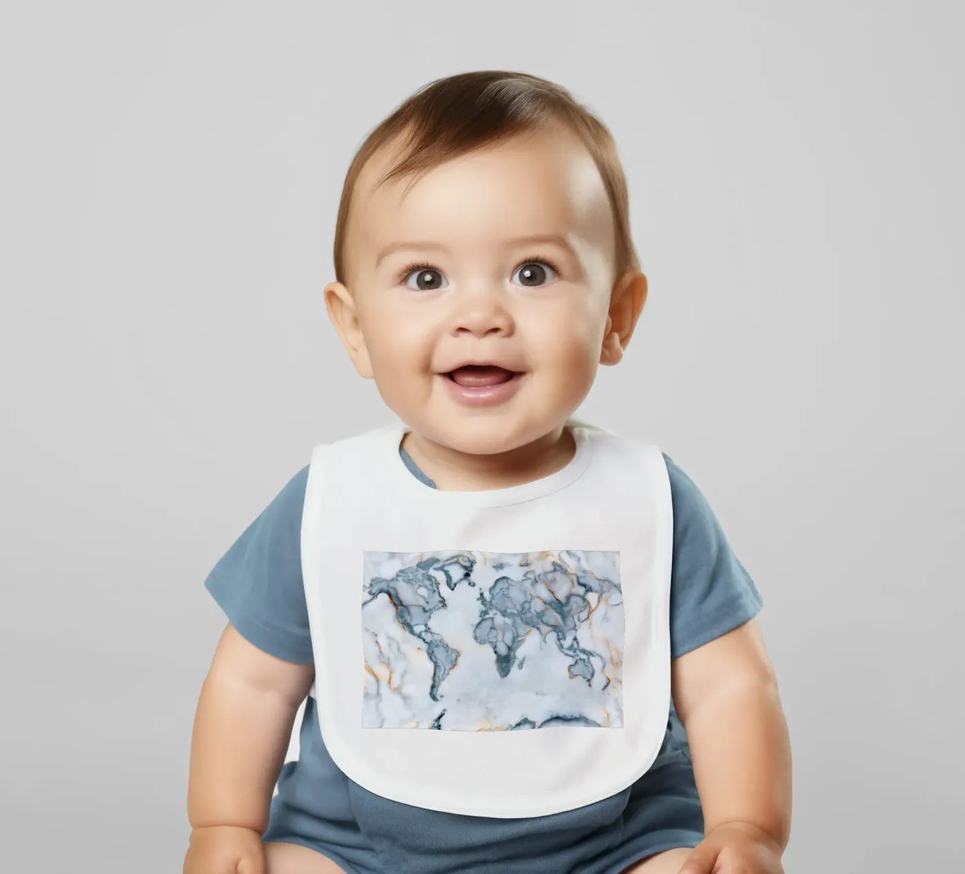 World Marble Map Babylätzchen von Octavian