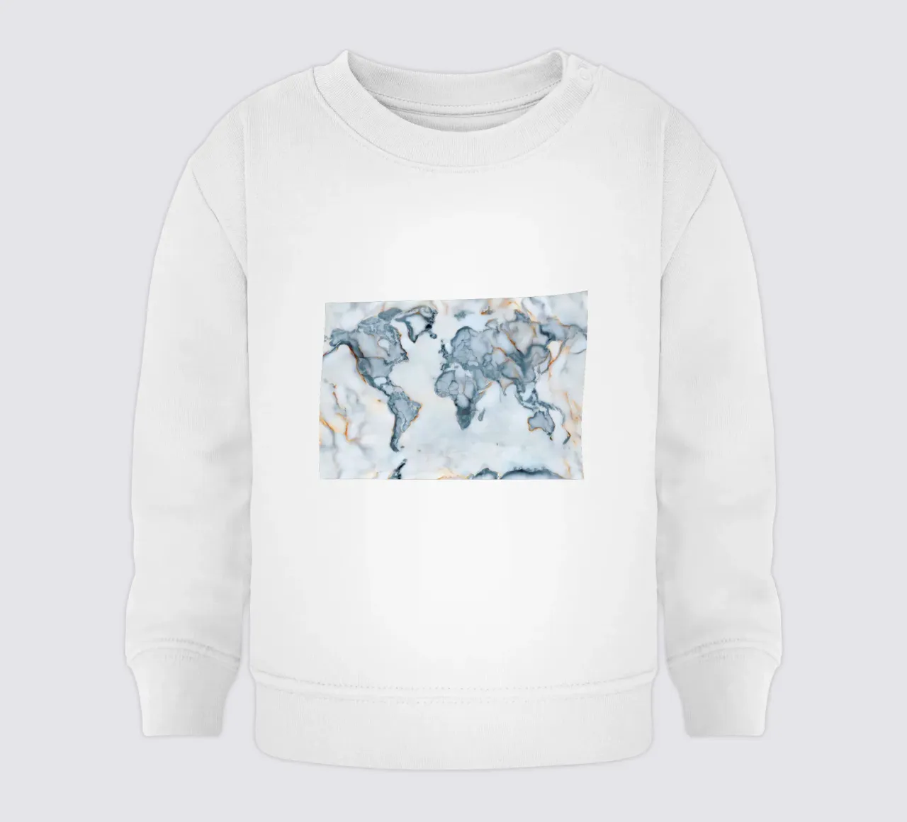 World Marble Map felpa neonato da Octavian