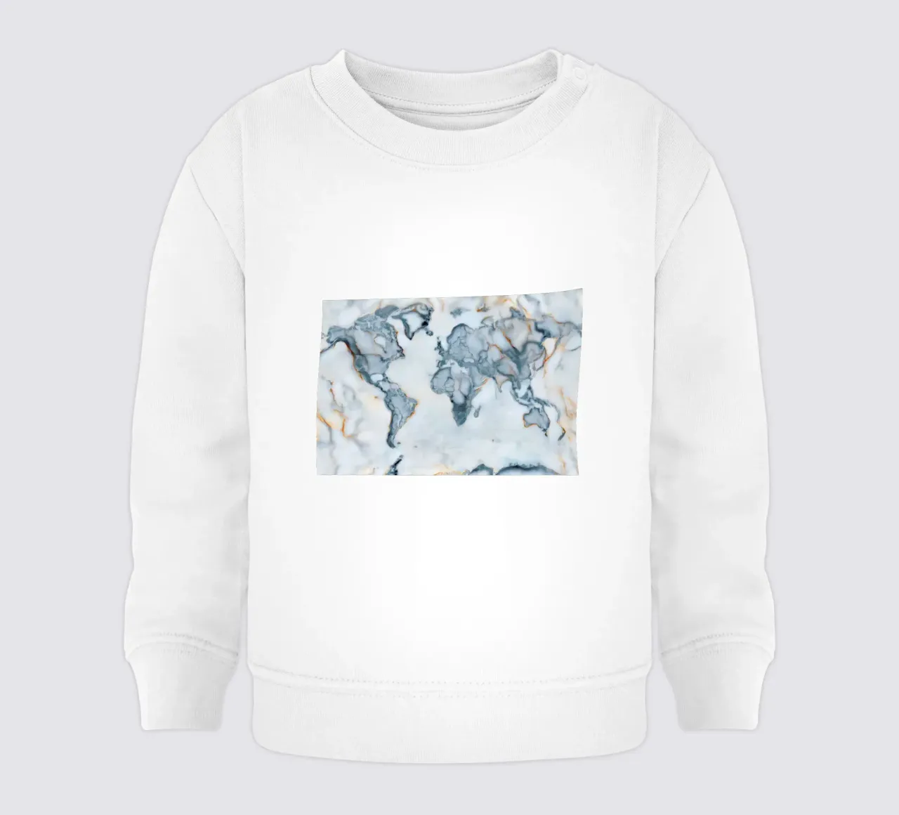World Marble Map felpa neonato da Octavian