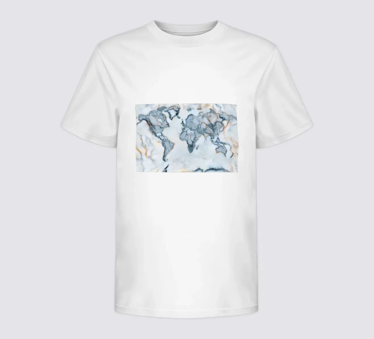 World Marble Map kinder t-shirt van Octavian