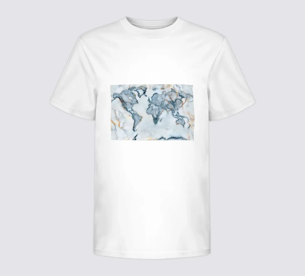 World Marble Map kinder t-shirt van Octavian