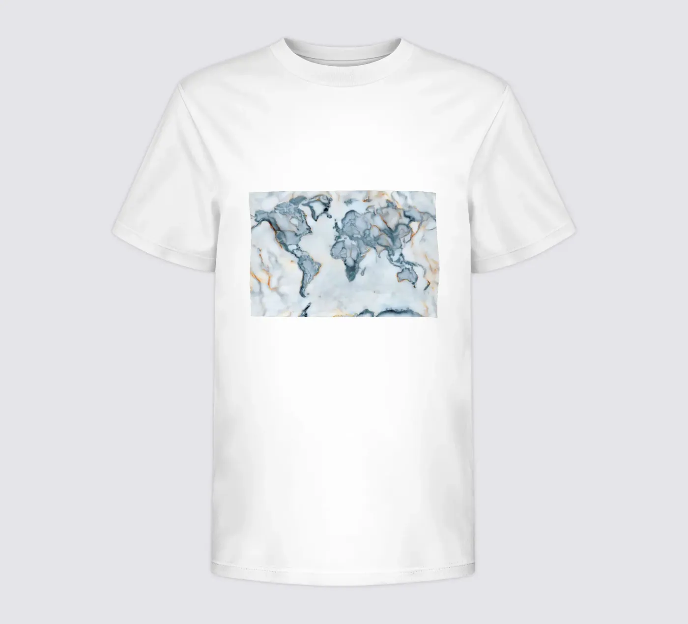 World Marble Map t-shirt bambini da Octavian