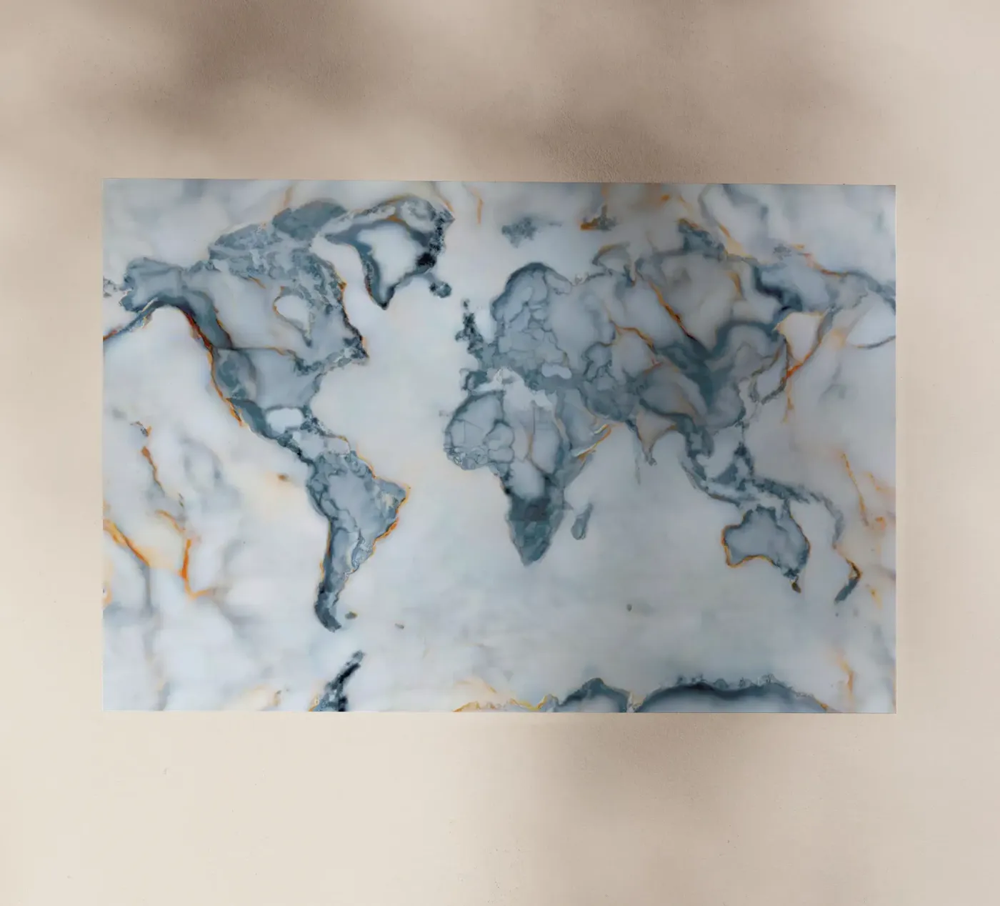 World Marble Map pellicola backlit da Octavian