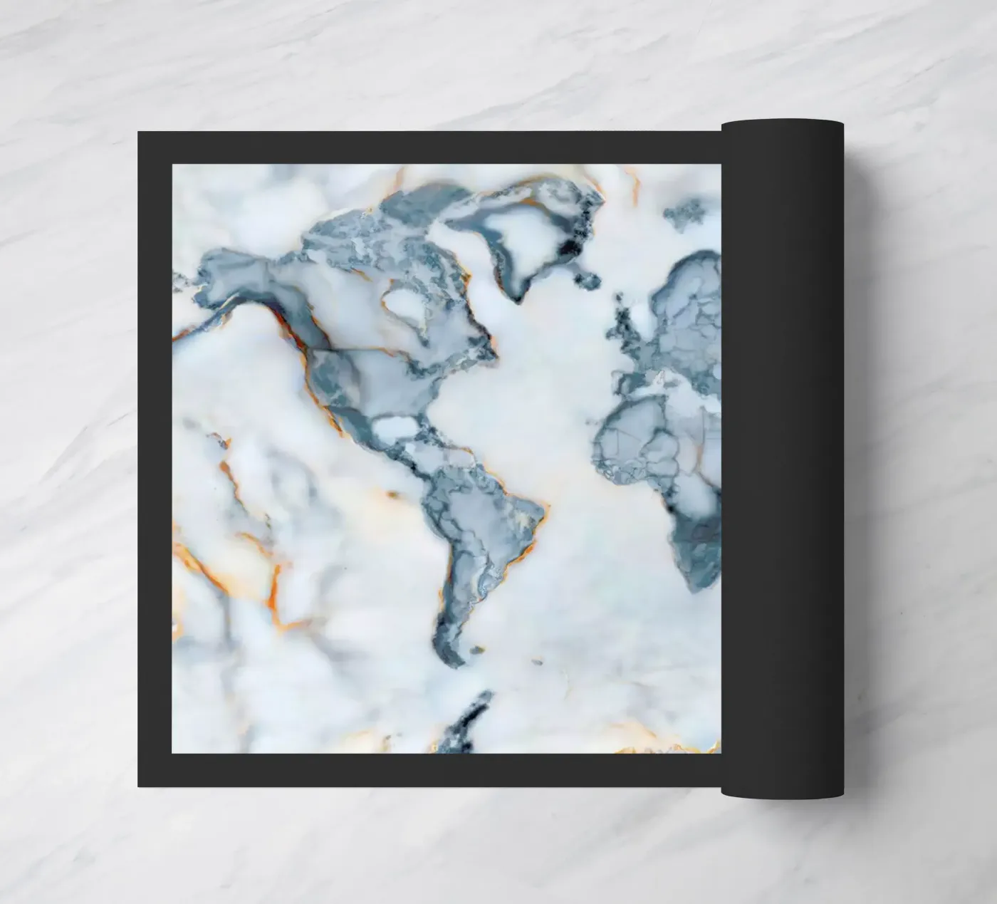 World Marble Map deurmat van Octavian