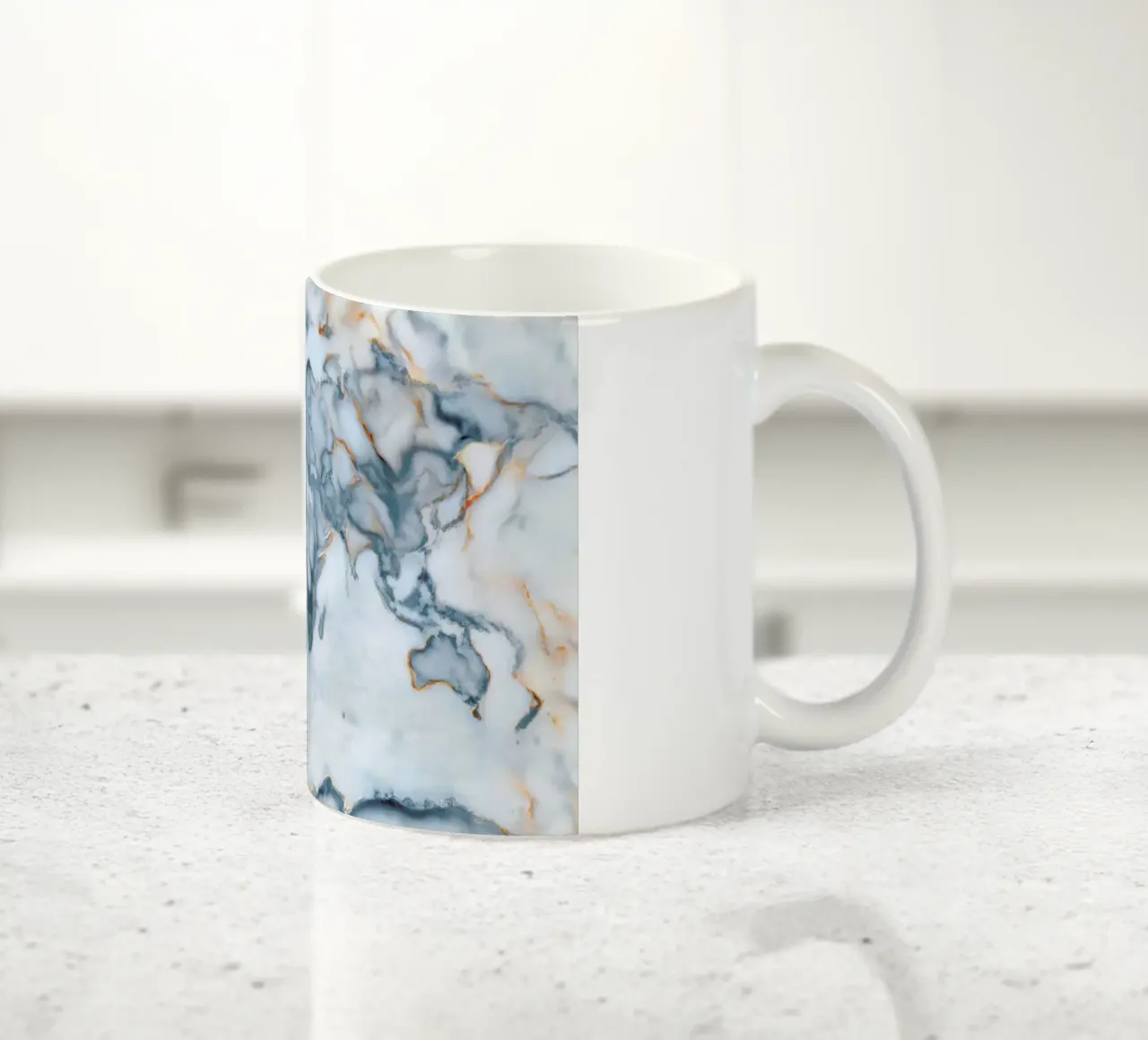 World Marble Map tazza in ceramica da Octavian