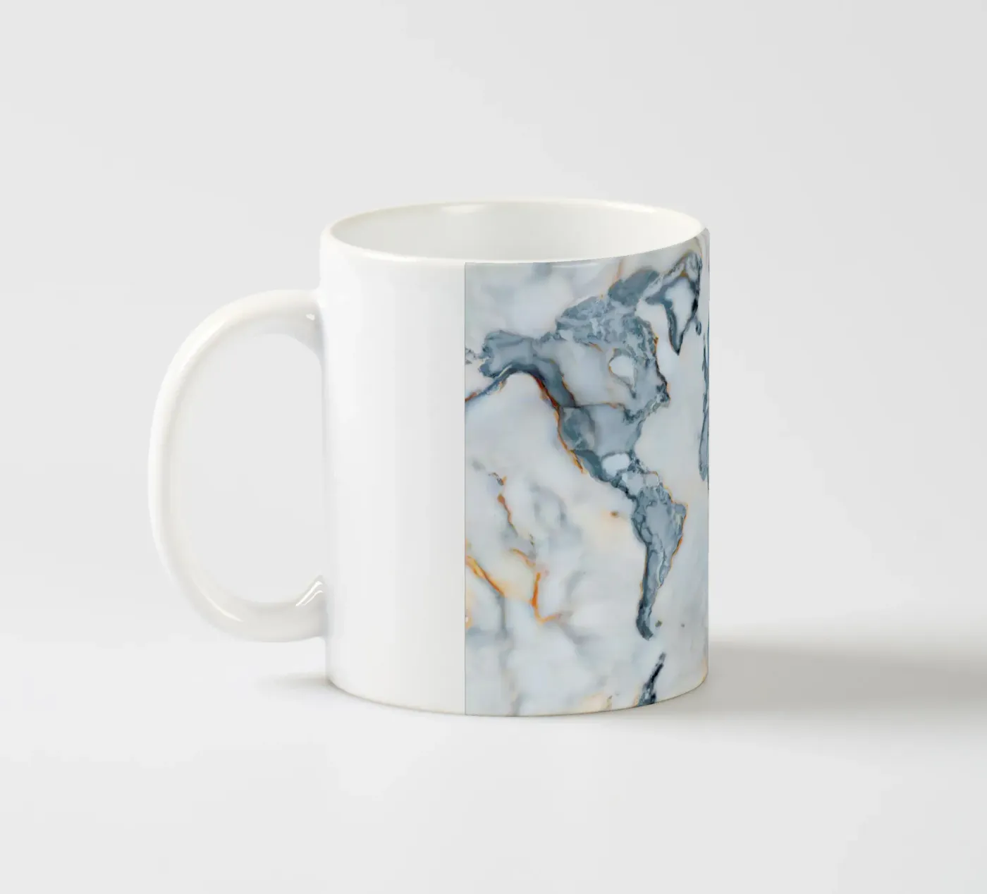 World Marble Map ceramic mug by Octavian