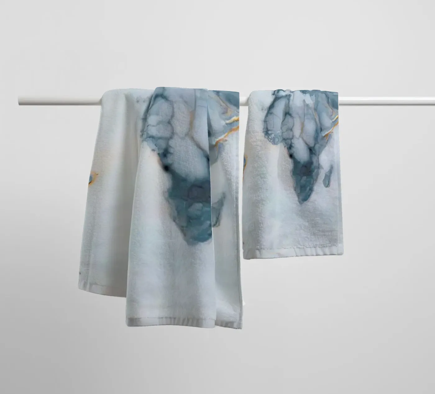 World Marble Map towel by Octavian