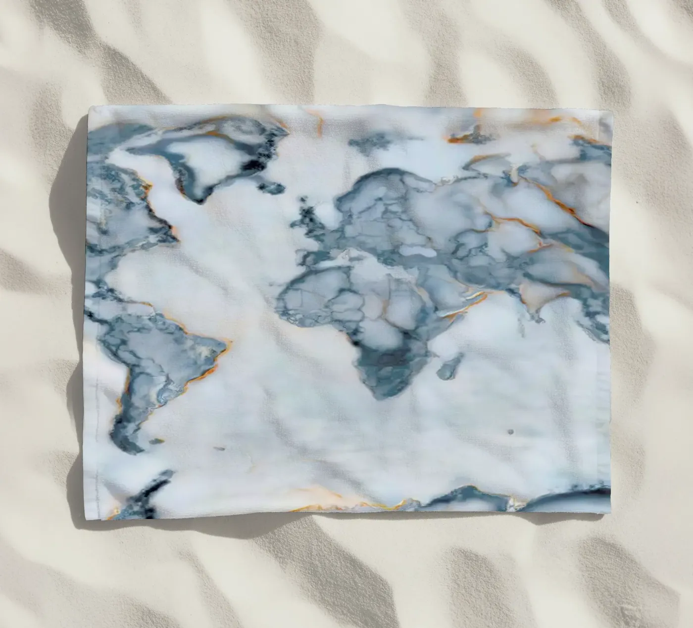 World Marble Map telo mare da Octavian