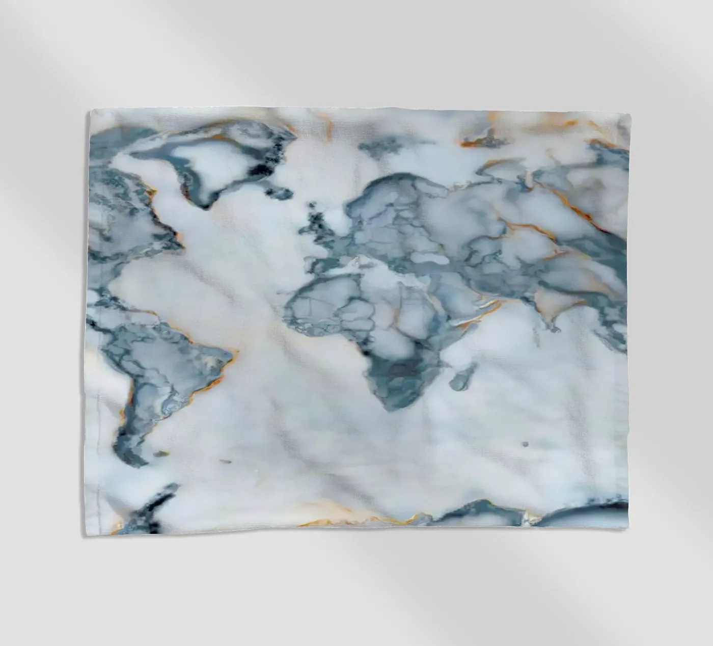World Marble Map beach towel by Octavian