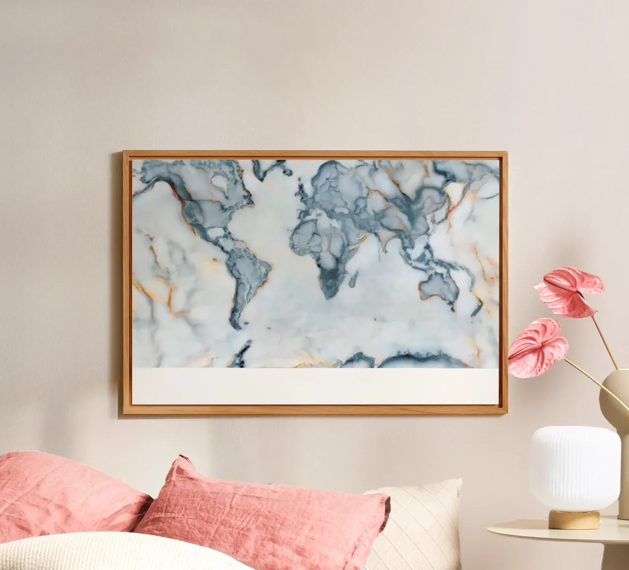 World Marble Map pannello forex da Octavian