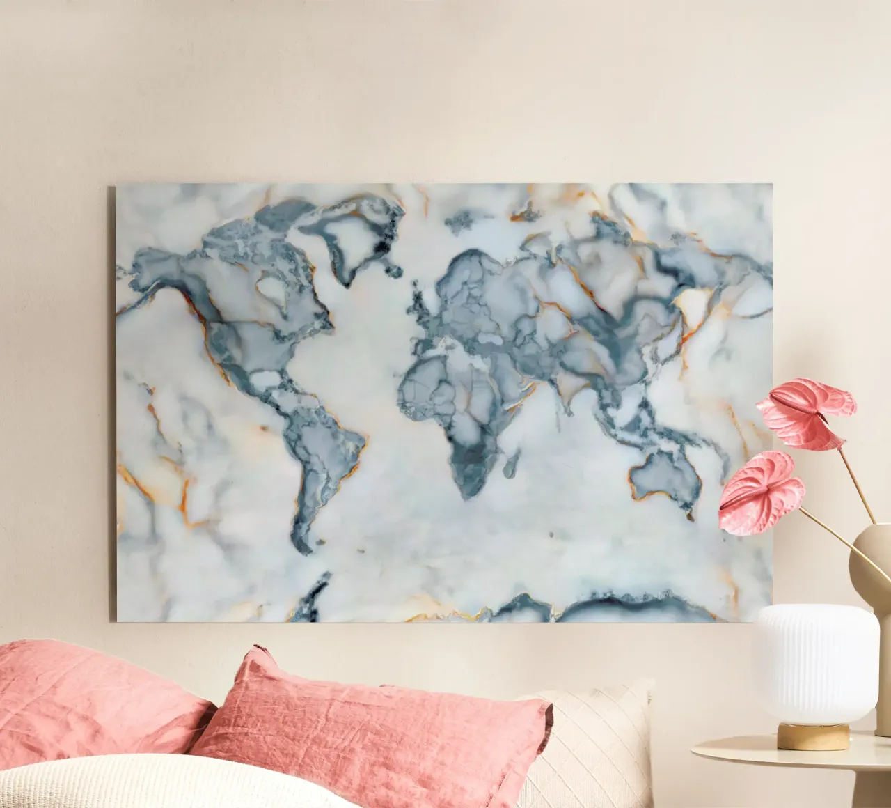 World Marble Map pannello forex da Octavian
