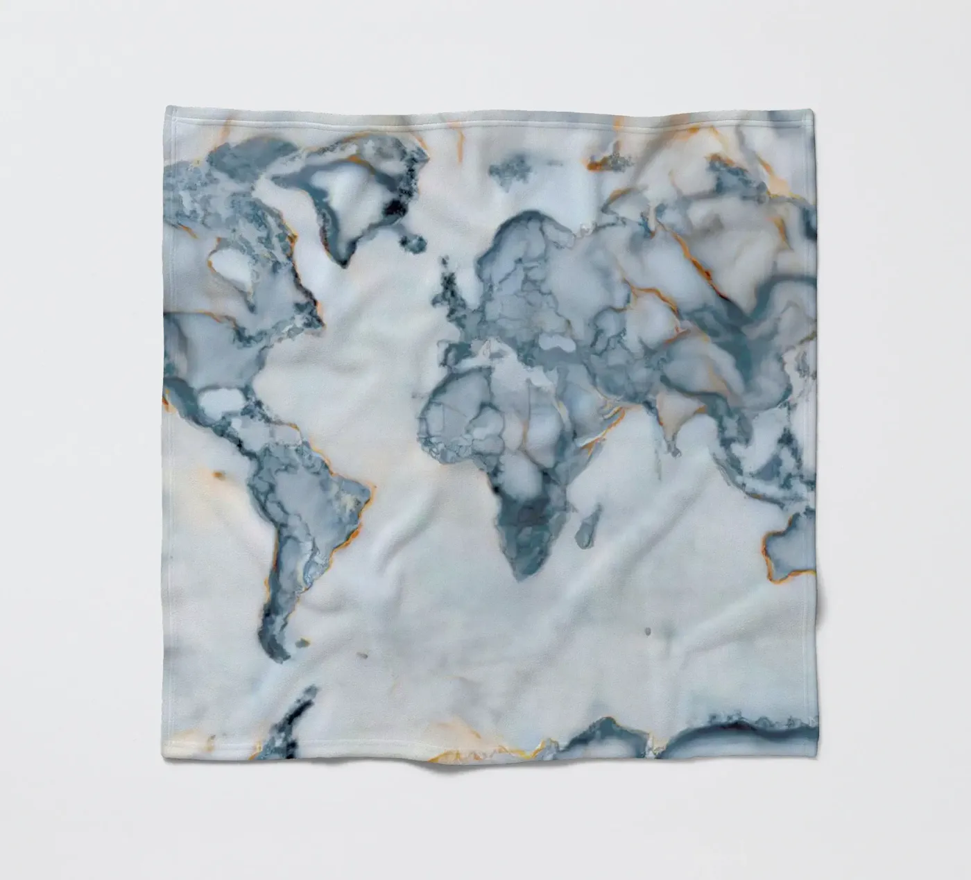 World Marble Map Fleecedecke von Octavian