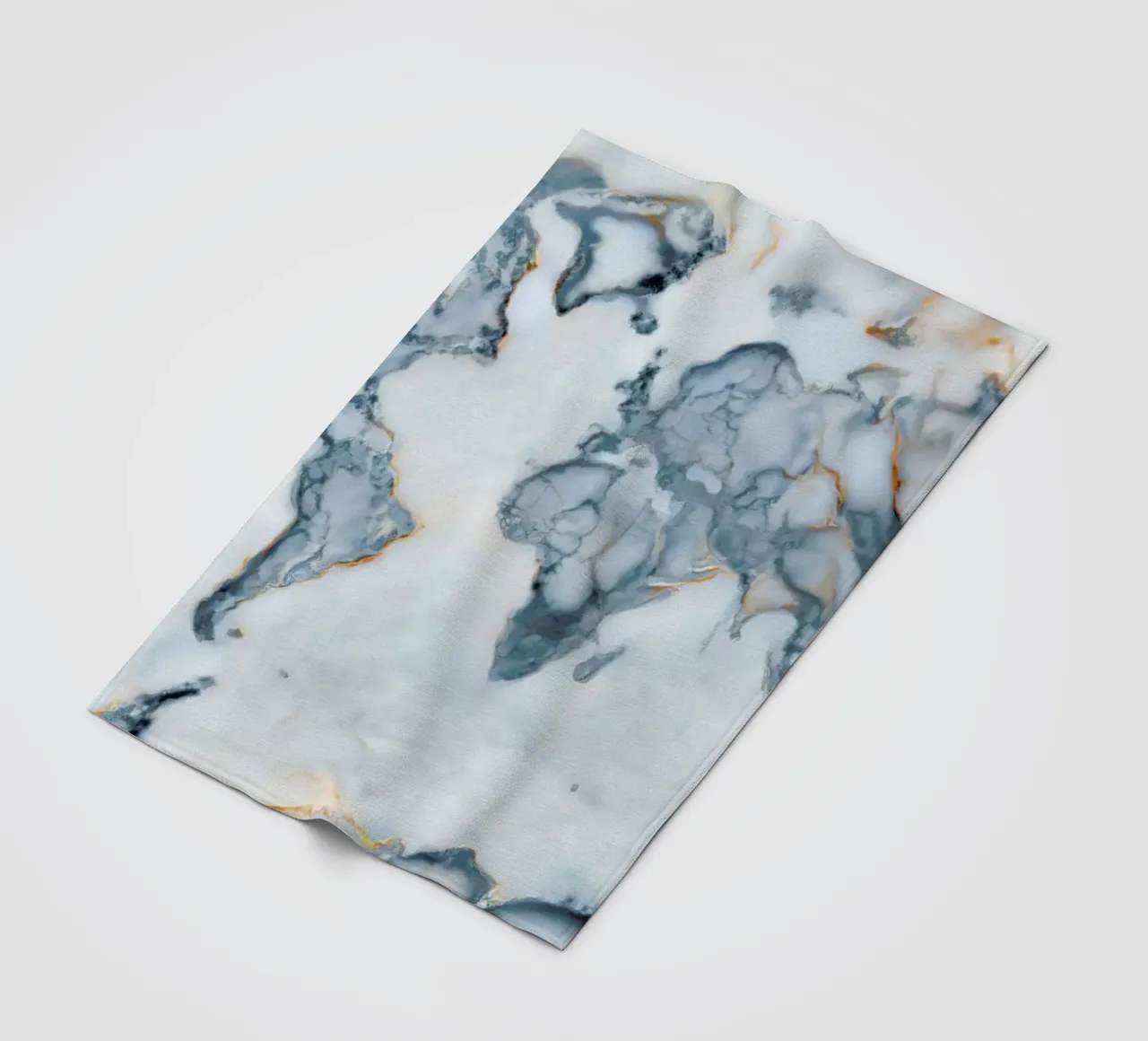 World Marble Map Fleecedecke von Octavian