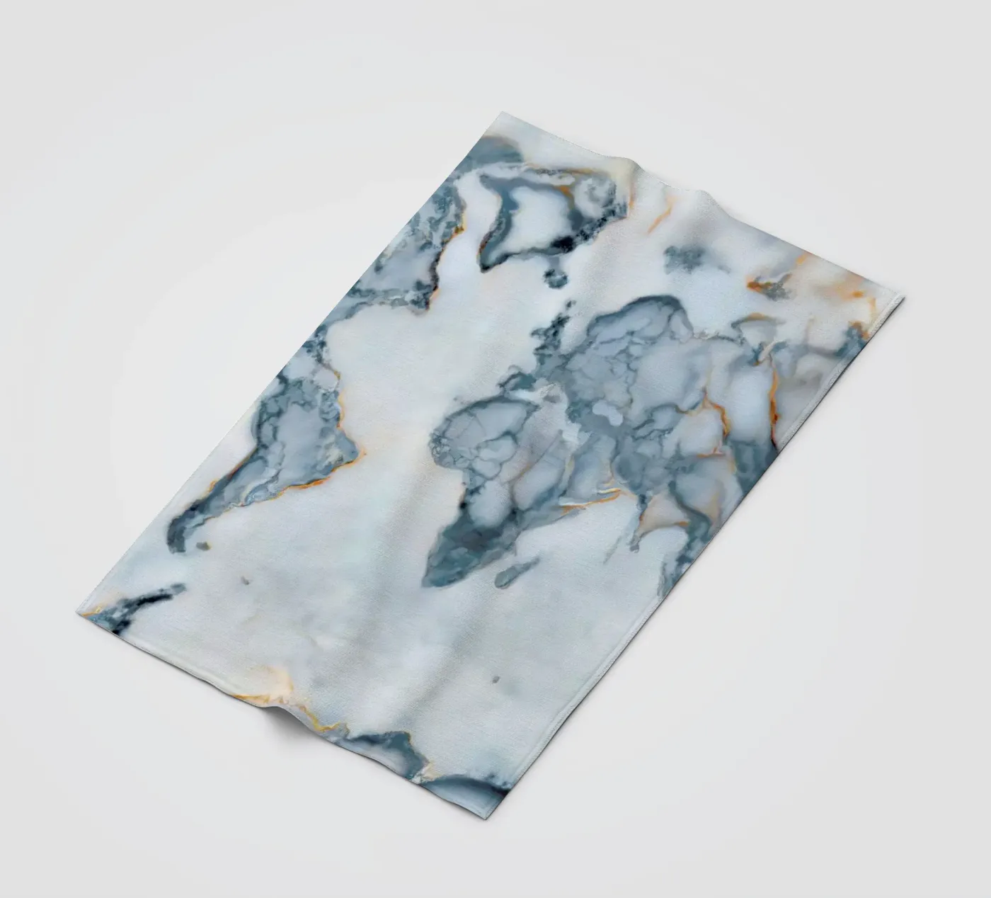 World Marble Map fleecedeken van Octavian