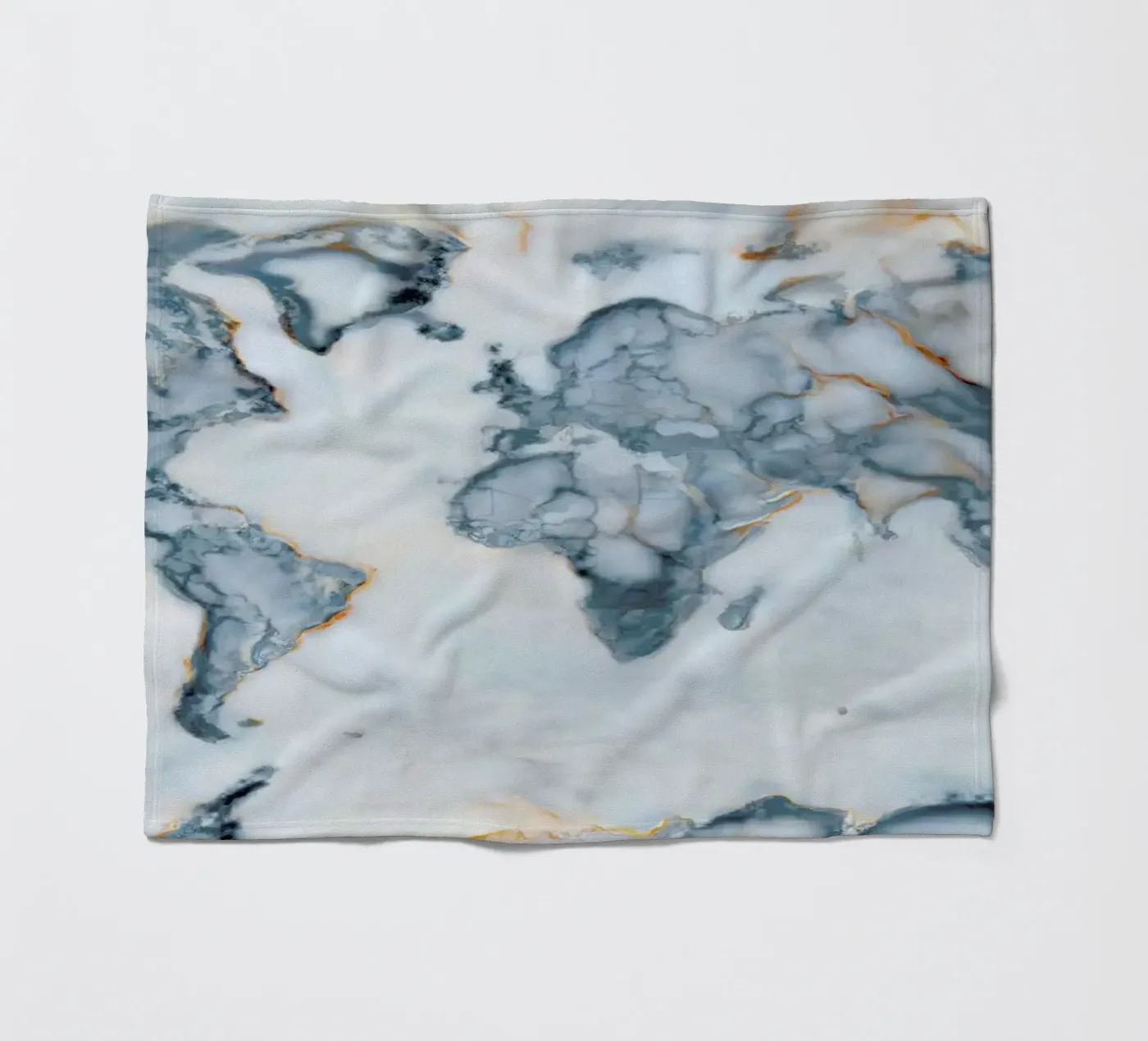 World Marble Map Fleecedecke von Octavian