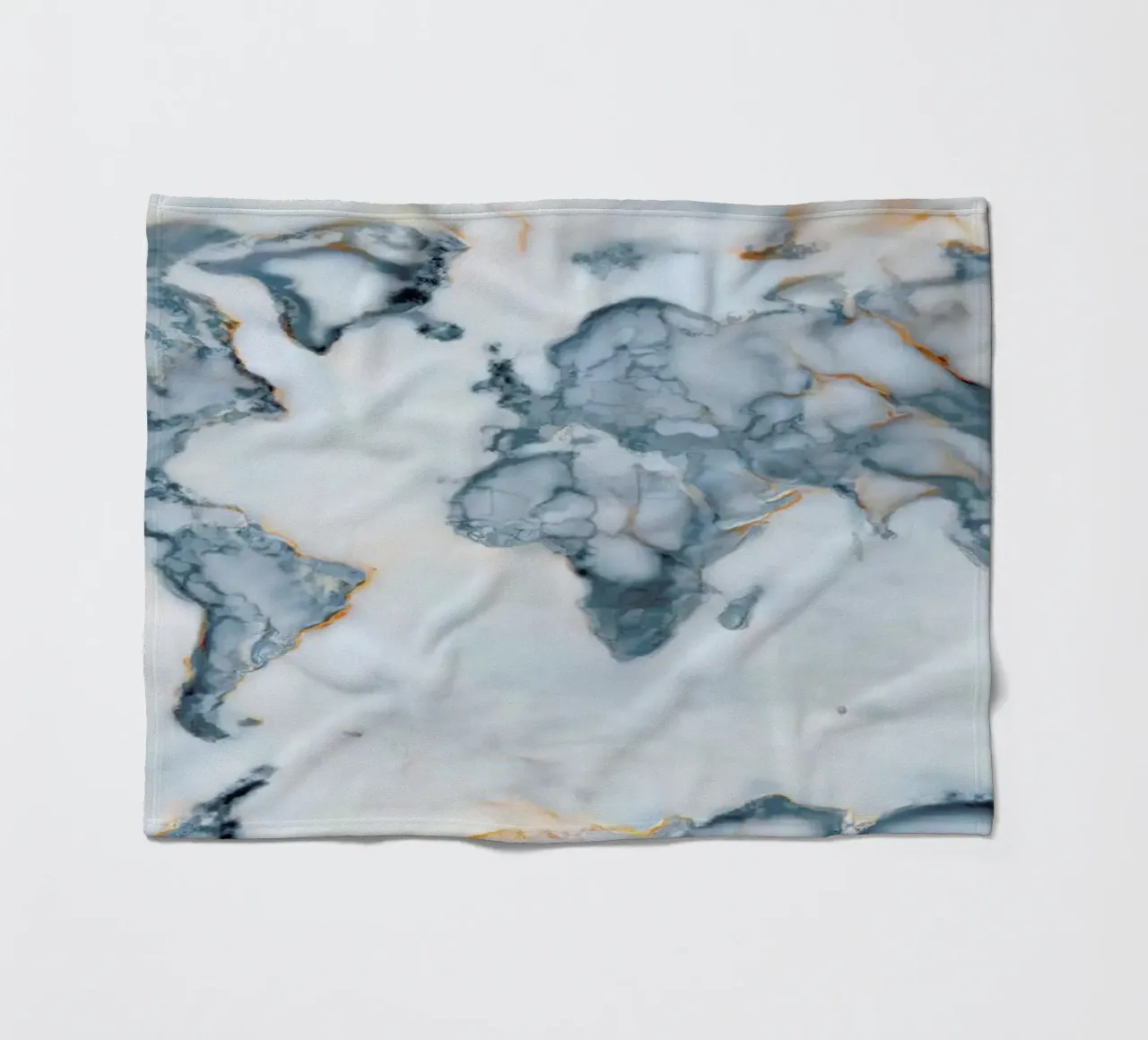 World Marble Map Fleecedecke von Octavian