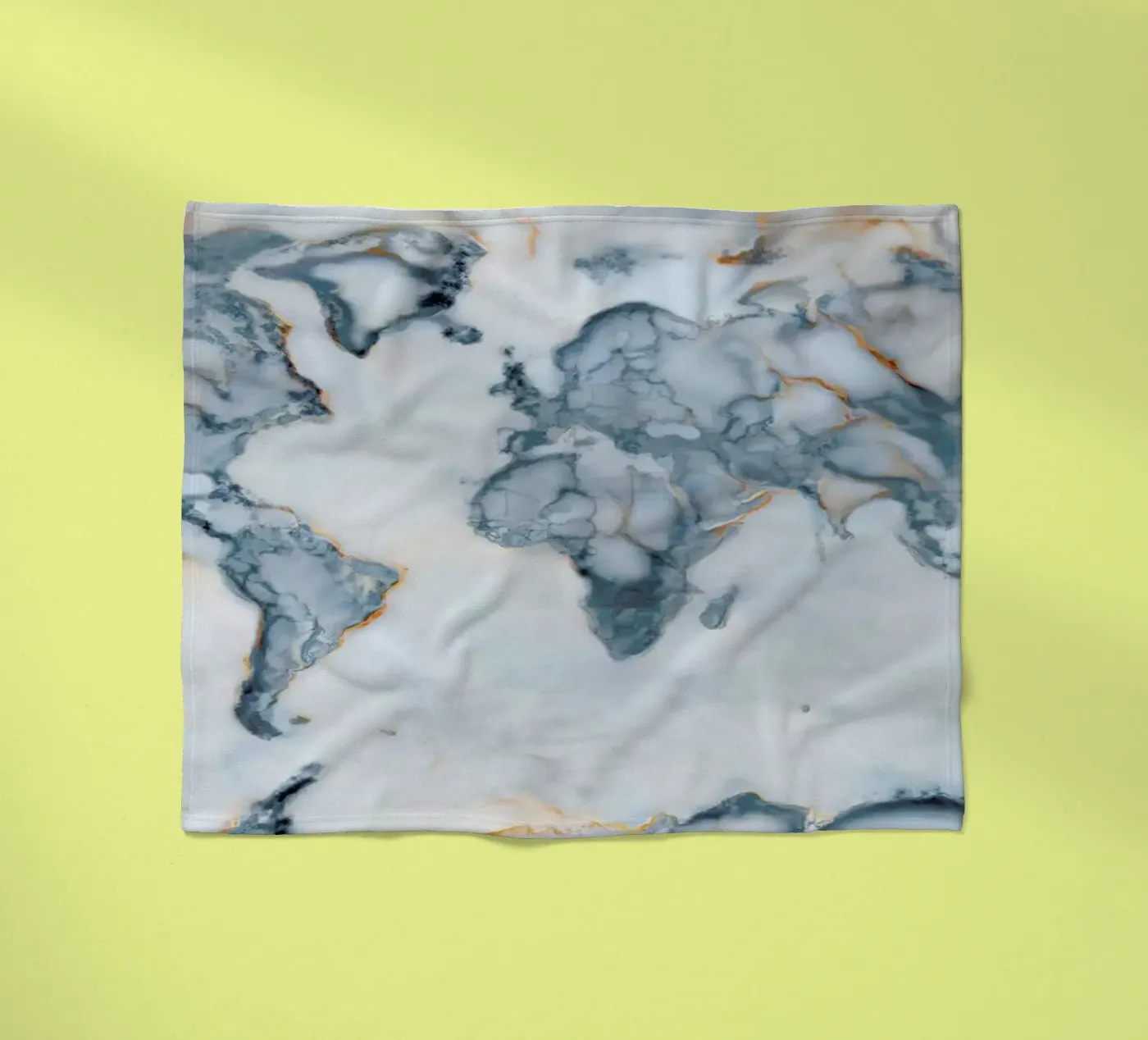 World Marble Map fleecedeken van Octavian
