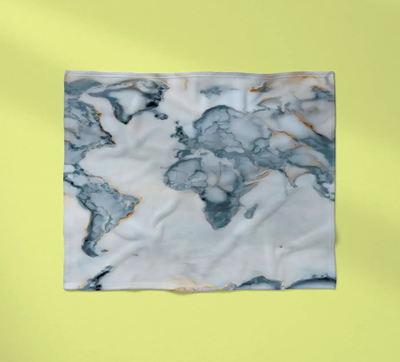 World Marble Map Fleecedecke von Octavian