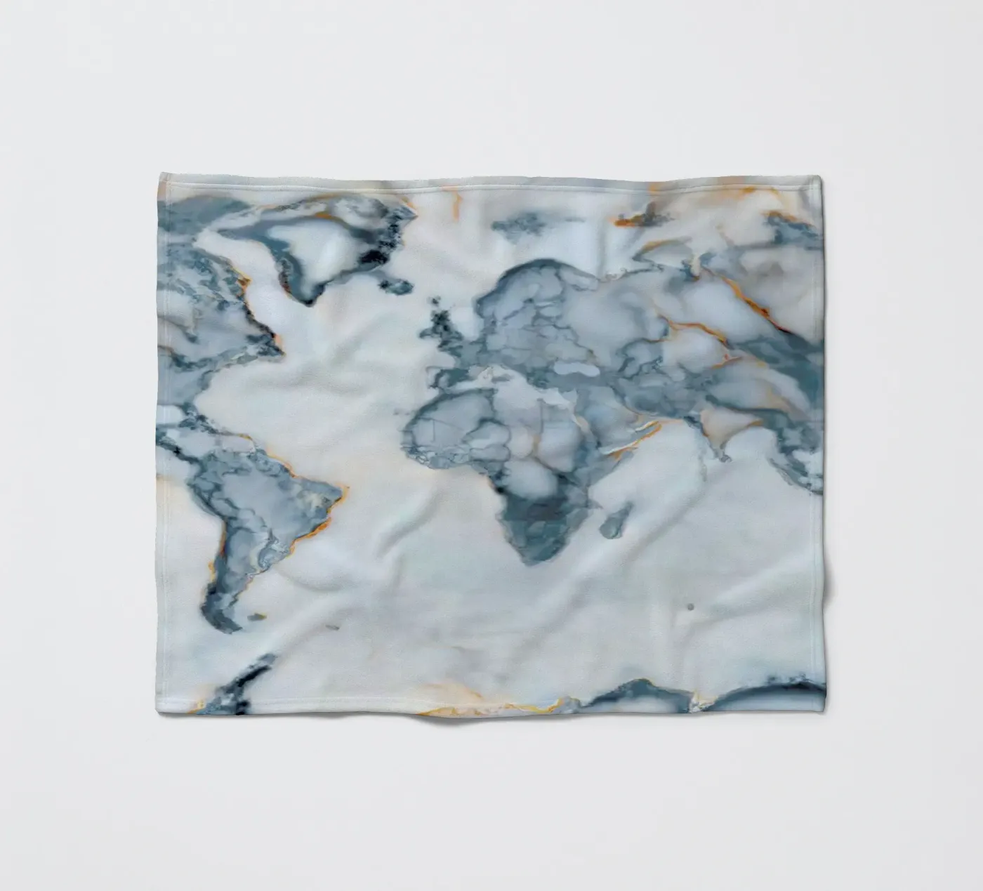 World Marble Map Fleecedecke von Octavian