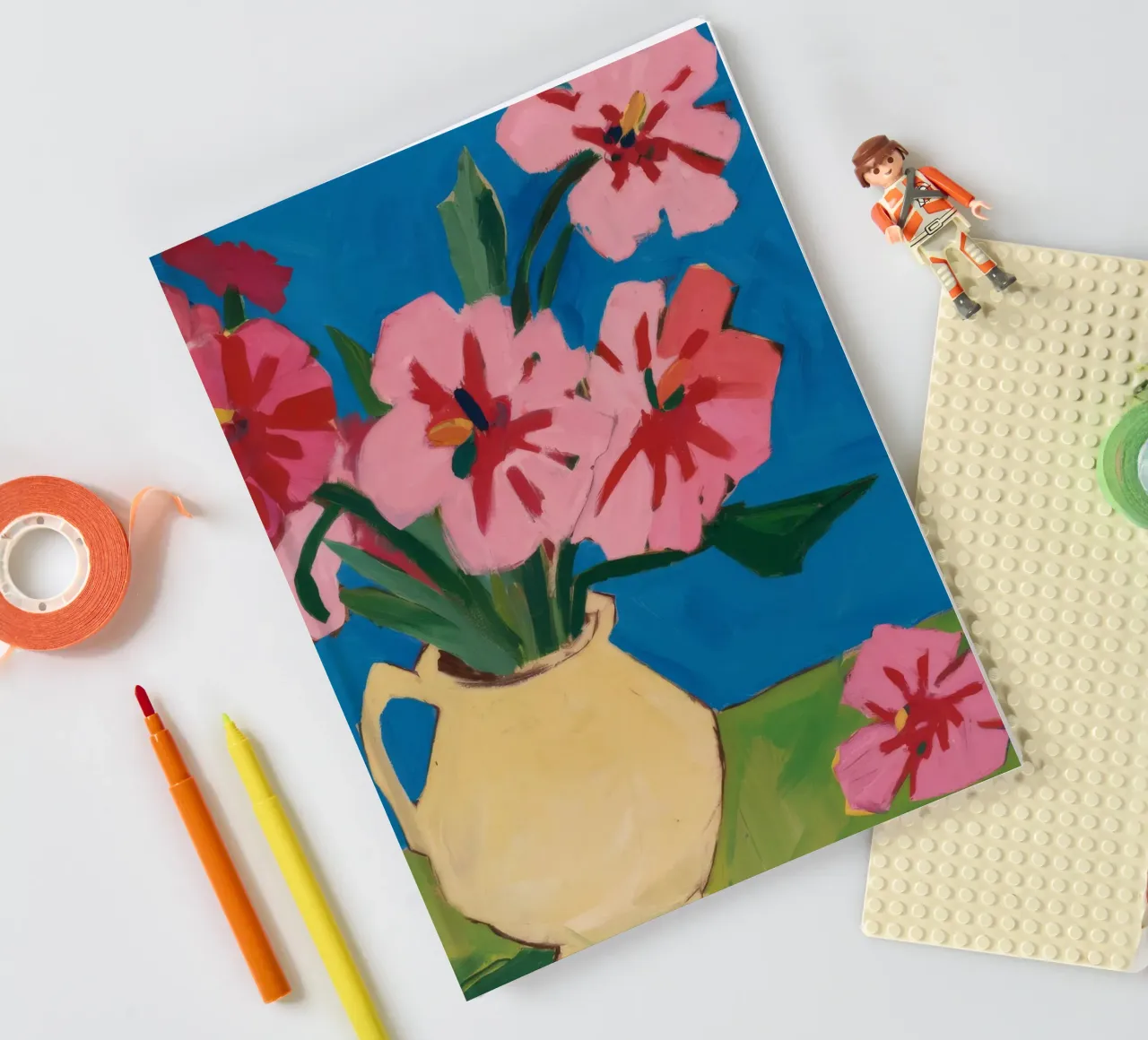 Ochre Tulip Embrace carnet de notes de Fable Tempa