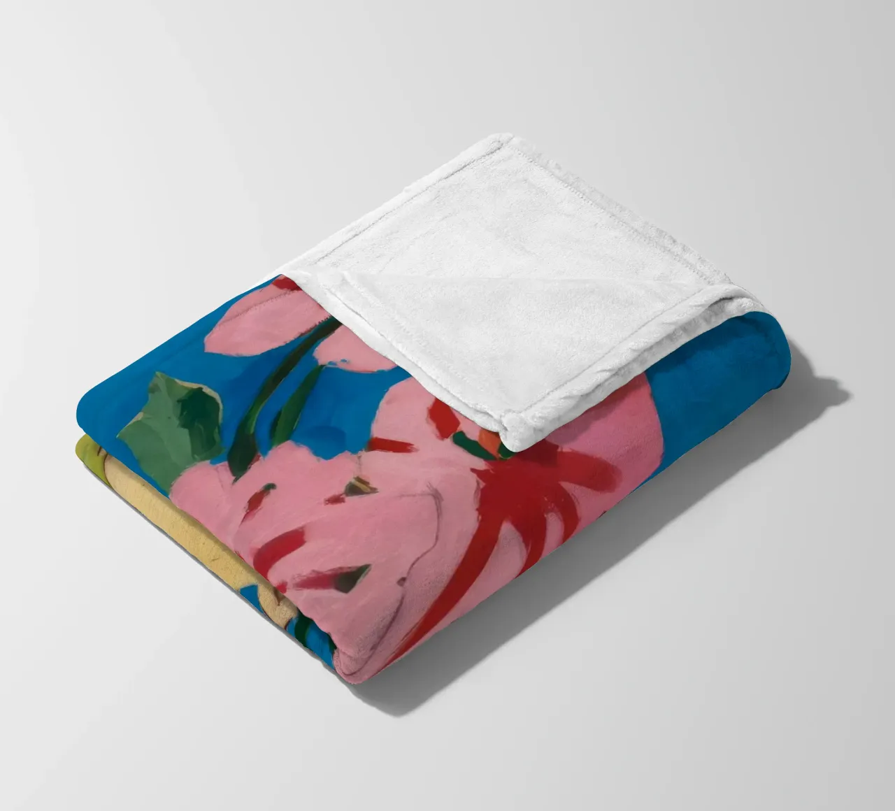 Abbraccio di tulipani ocra coperta in pile da Fable Tempa