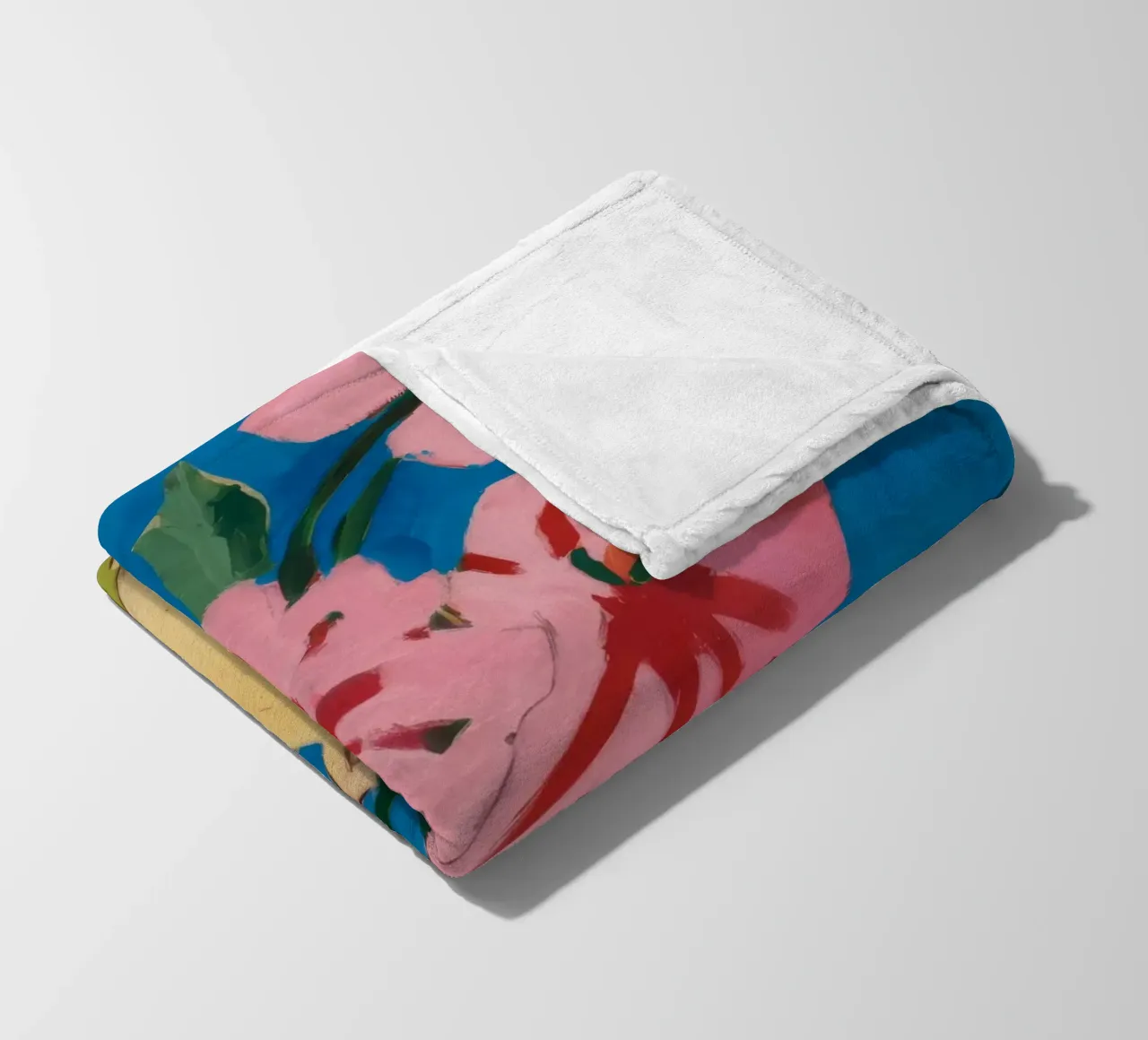 Abbraccio di tulipani ocra coperta in pile da Fable Tempa
