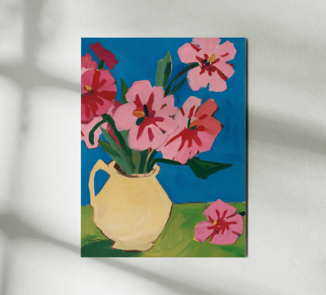 Ochre Tulip Embrace alu-dibond by Fable Tempa
