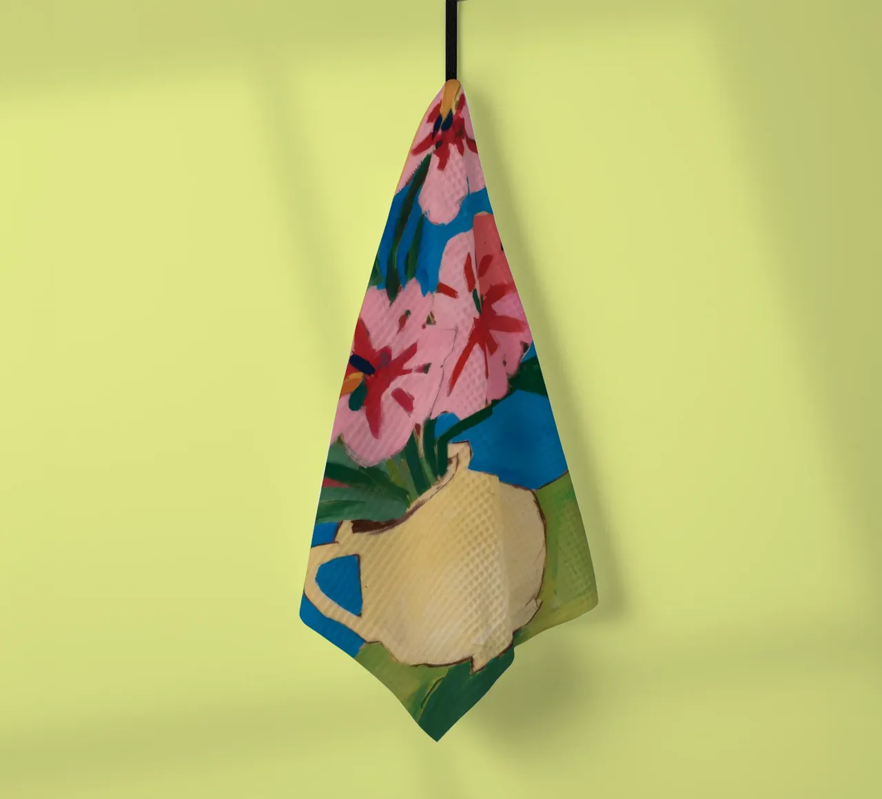 Ochre Tulip Embrace torchon de Fable Tempa