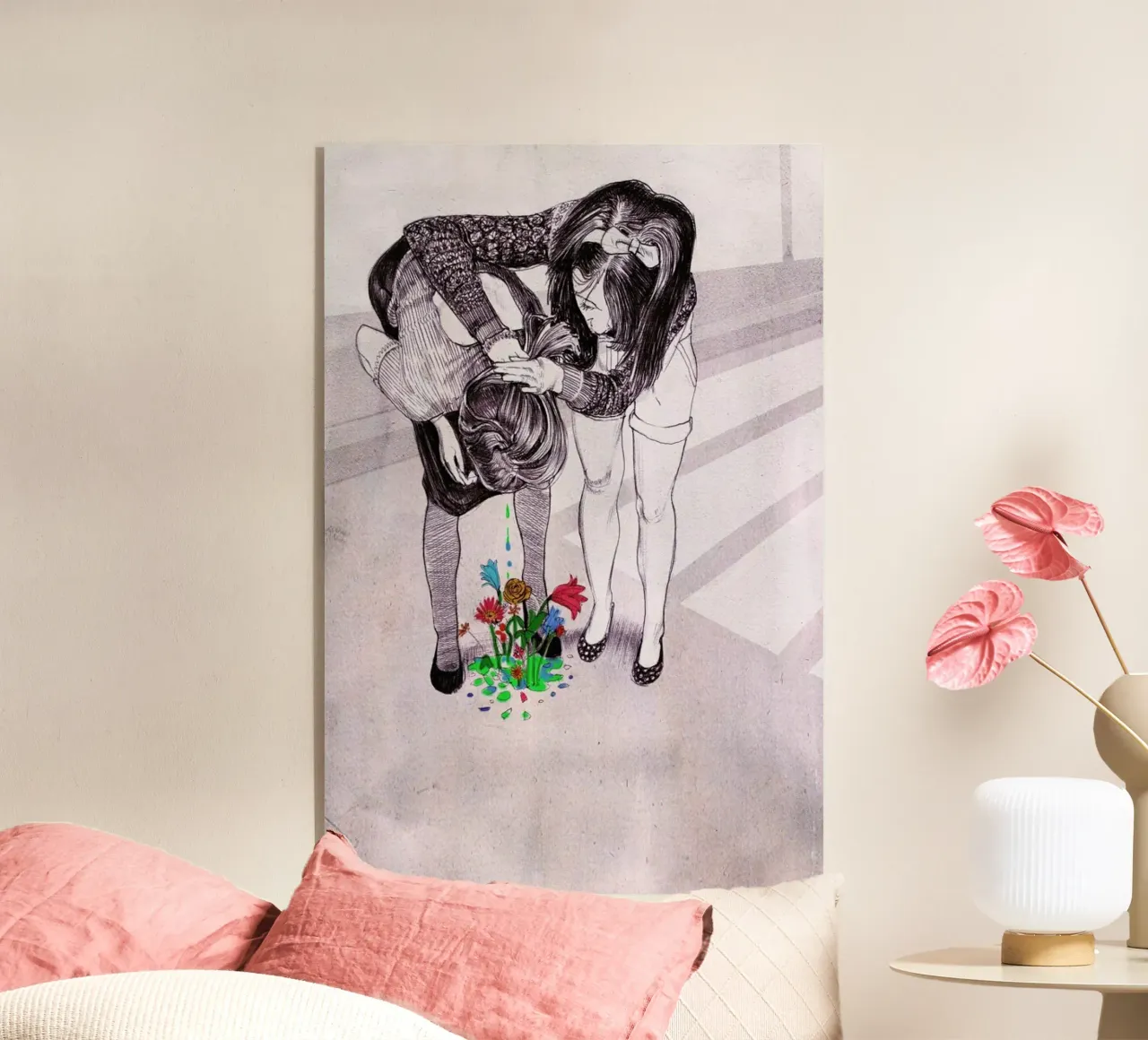 Drunked Princess plexiglass da Alex Egea