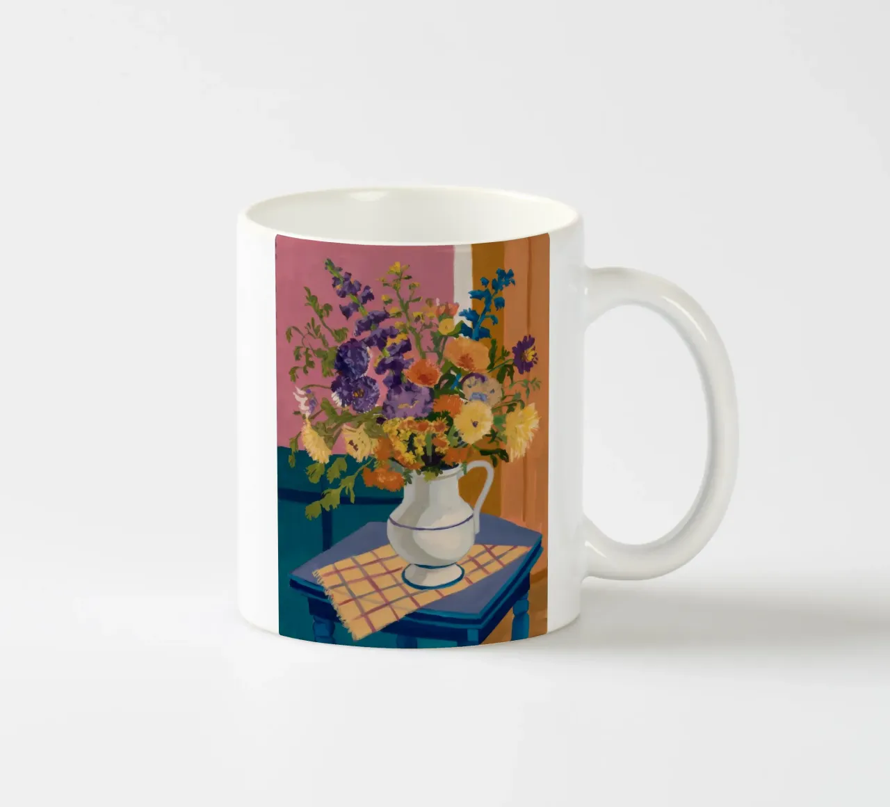 Fiore selvaggio grazia rustica tazza in ceramica da Fable Tempa