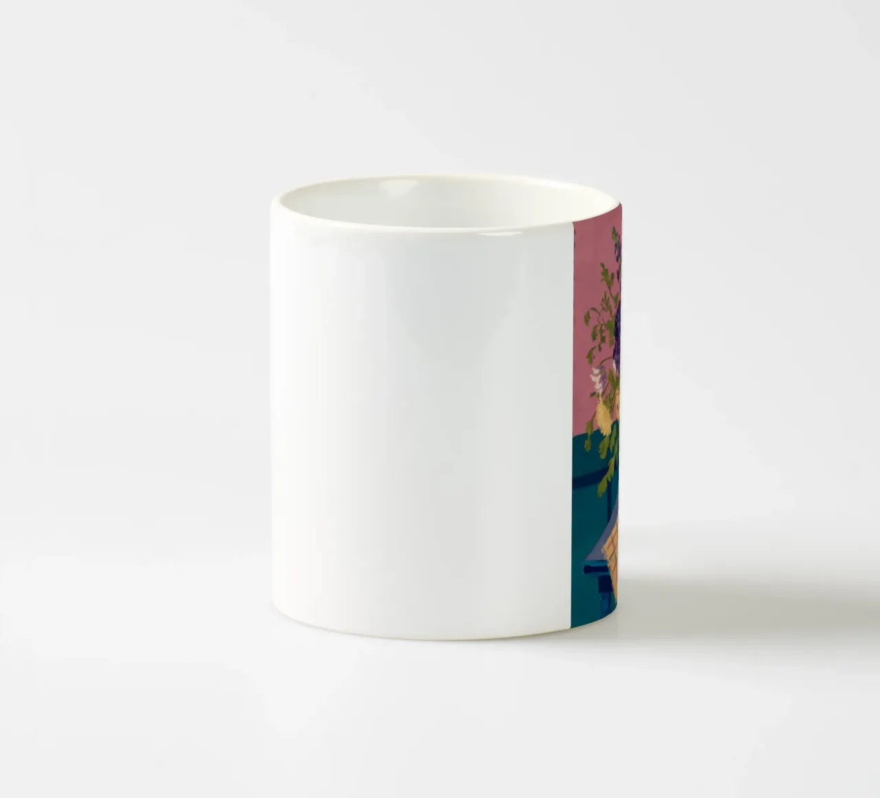 Fiore selvaggio grazia rustica tazza in ceramica da Fable Tempa