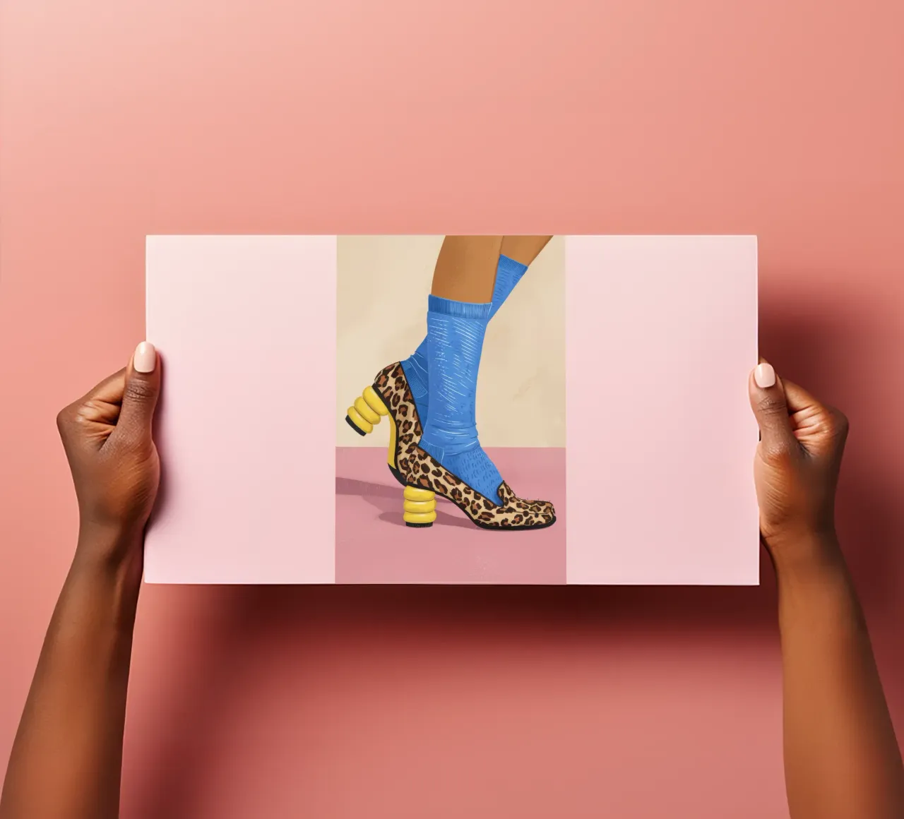 Leopard Sock Step sticker sheet by Tiga Bersama