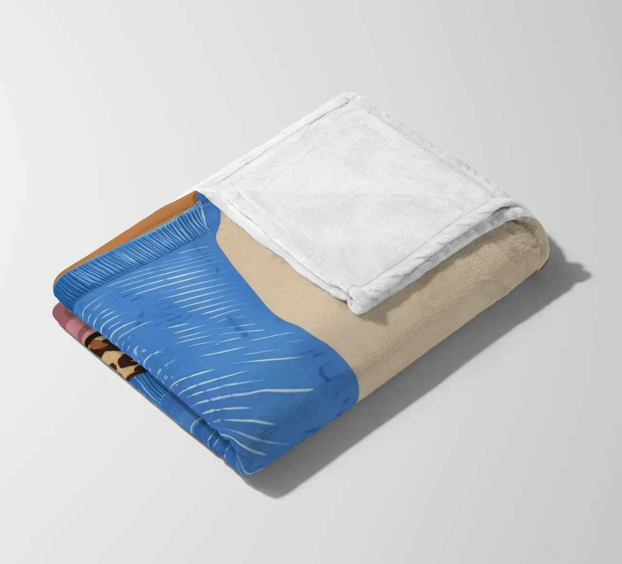 Passo del calzino leopardato coperta in pile da Tiga Bersama